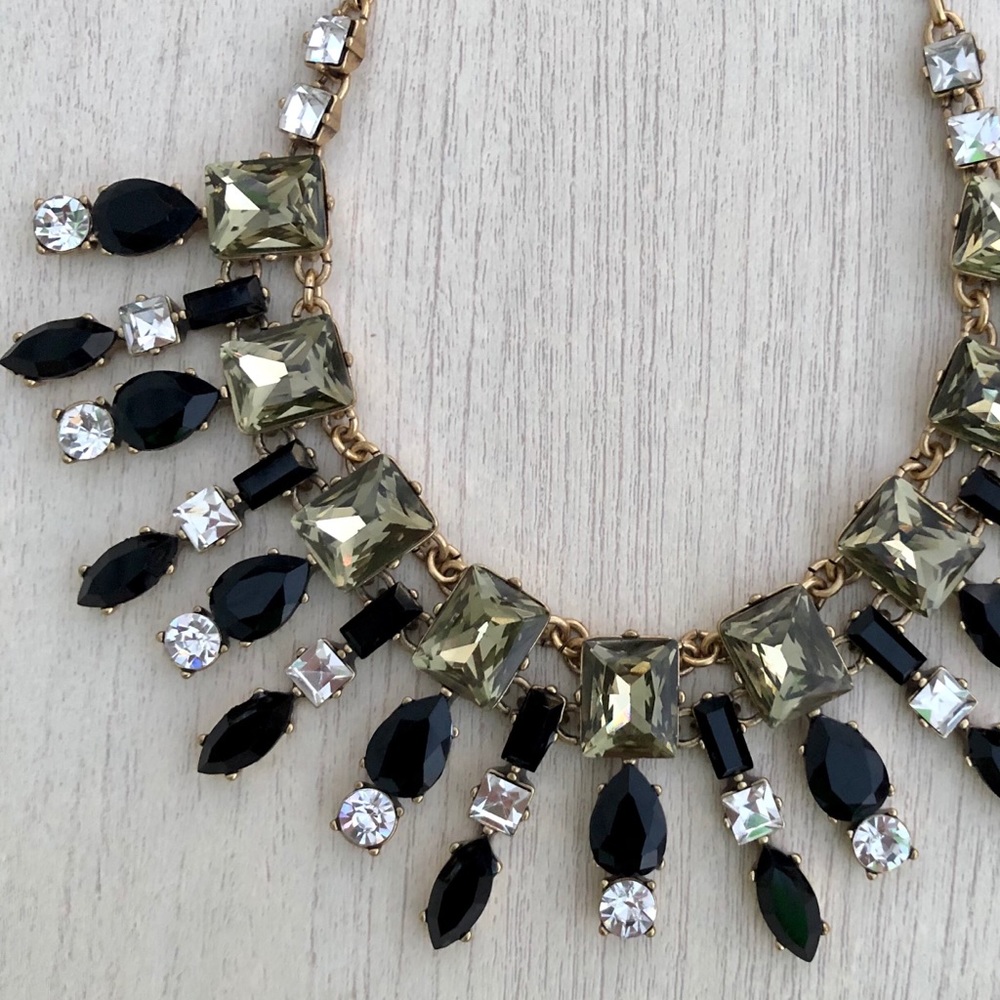 J. Crew Rhinestone Statement Necklace - Picture 5 of 12